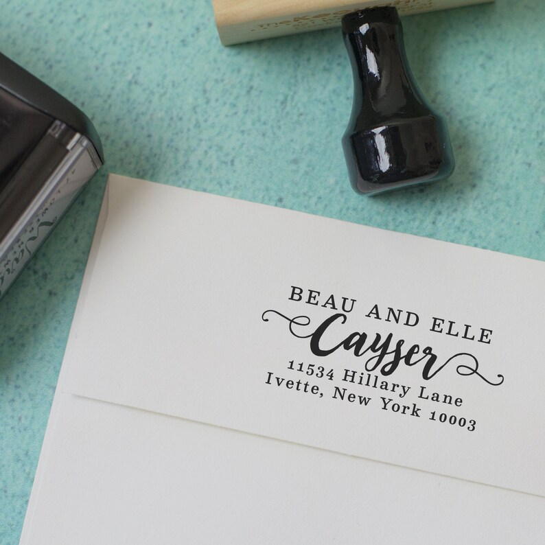 Custom Return Address Stamp Housewarming Gift Self Inking Return Address Stamp Address Stamp Personalized Address Stamp