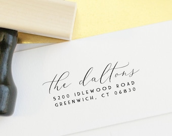 Selbstfärbender Adressstempel, Benutzerdefinierter Adressstempel, Antwortetikettenstempel, Adressstempel, personalisierter Stempel, Familienstempel