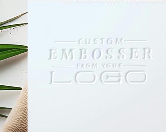 Personalized Logo or Address Embossing Stamp, Custom Wedding Seal Embosser, Business Embosser Tool, Custom Logo Branding Embosser