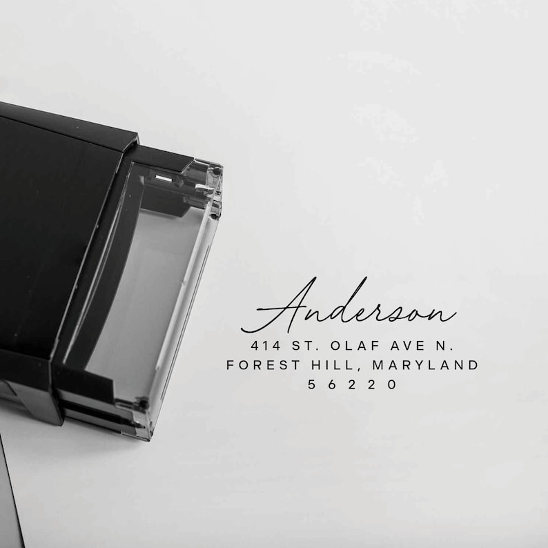 Custom Return Address Stamp - Personalized Address Stamp - Self Inking Address Stamp - Housewarming Gift