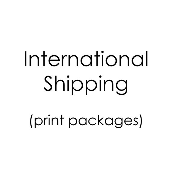 Vooruitzien Norm bezig International shipping for printed card packages - Etsy België