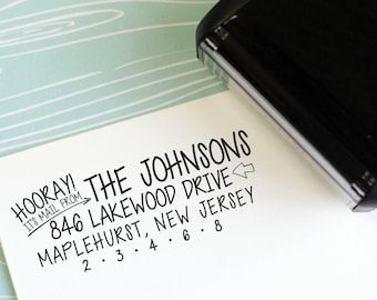 Handwriting Address Stamp, Return To Stamp, Personalized Stamp, Return address stamp, new home address stamp, DIY Addressing