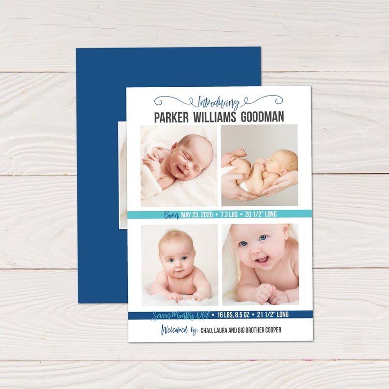 late birth announcement