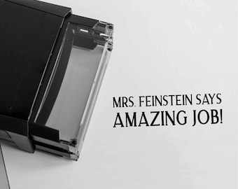 Custom Self-Inking Teacher Stamp - Personalized Stamp for Classroom Grading and Enoucragement - Teacher Appreciation Gift