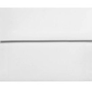 A7 envelopes, white 5 x 7 square flap envelopes perfect for 5 x 7 photos and cards image 9