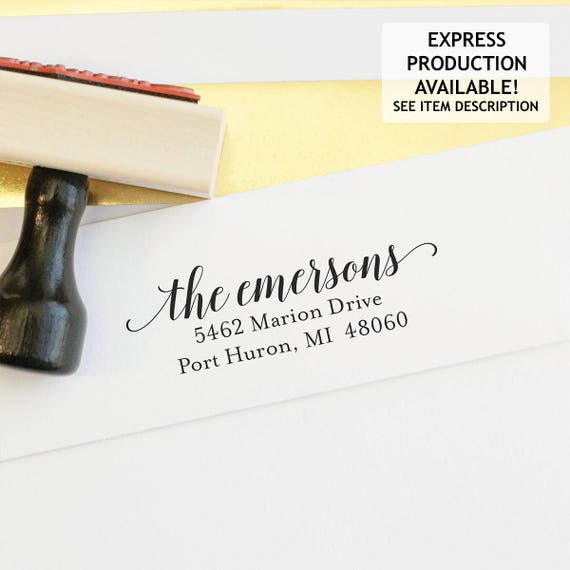 Address Stamp - Self Inking Return Address Stamp - rubber stamp - Custom  and Personalized Stamp, Housewarming gift