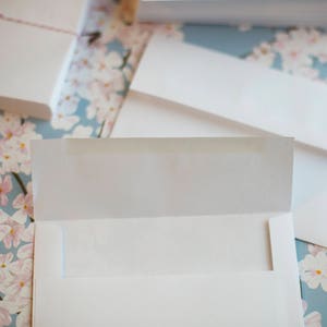 A7 envelopes, white 5 x 7 square flap envelopes perfect for 5 x 7 photos and cards image 3