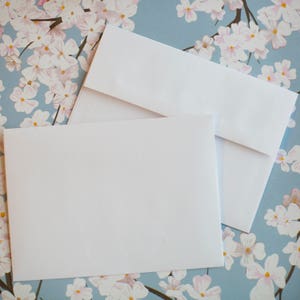 A7 envelopes, white 5 x 7 square flap envelopes perfect for 5 x 7 photos and cards image 4