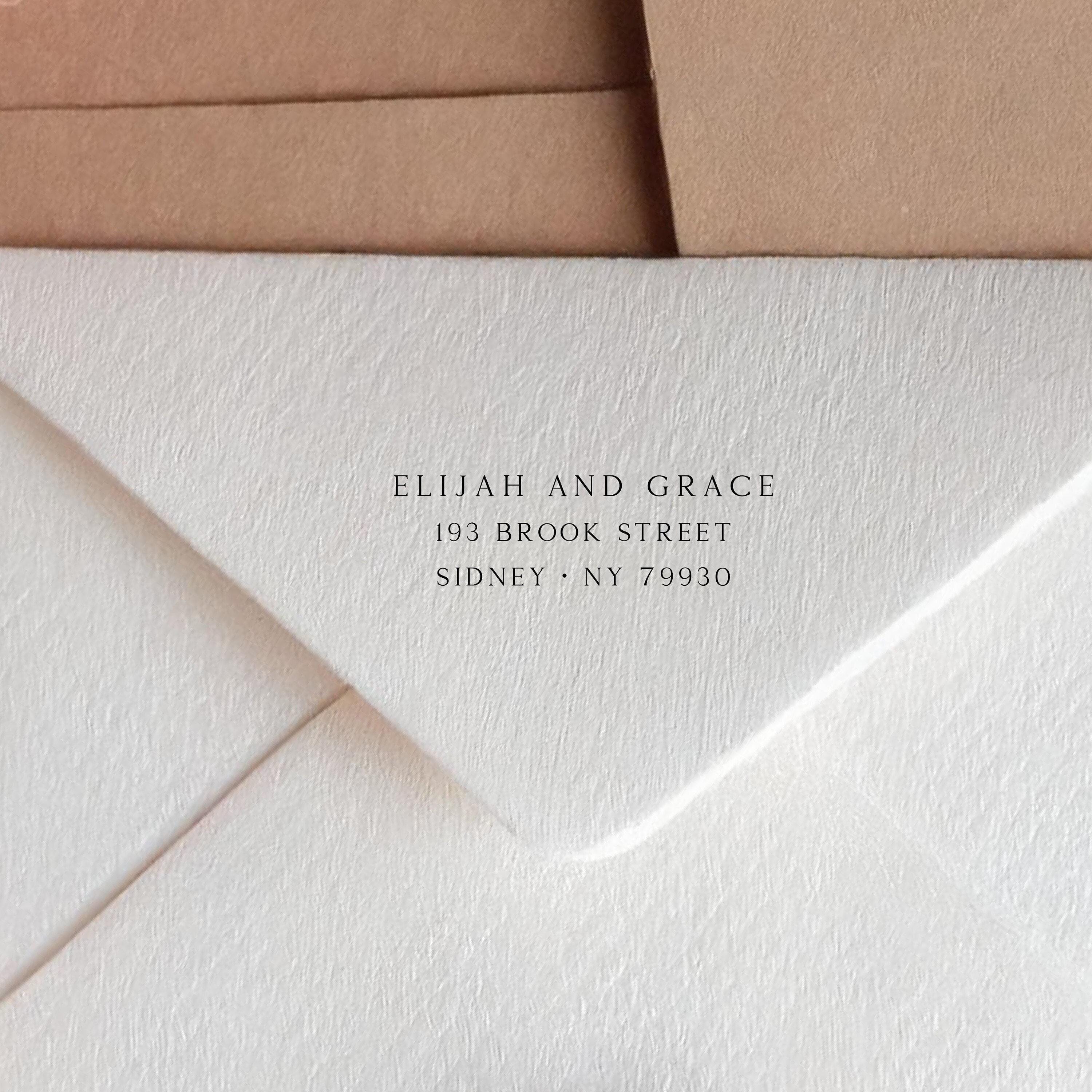 Simple 3 Line Return Address Stamp - Minimalistic Design