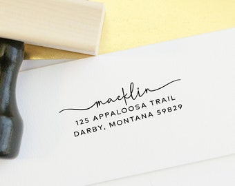 Custom Return Address Stamp - Personalized Address Stamp - Self Inking Address Stamp - Housewarming Gift