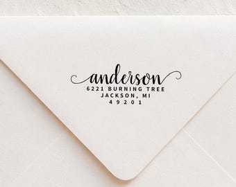 Adressstempel - Selbstfärbender Adressstempel - Stempel - Individuell und Personalisierter Stempel, Einweihungsgeschenk