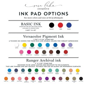a poster with different colors of ink