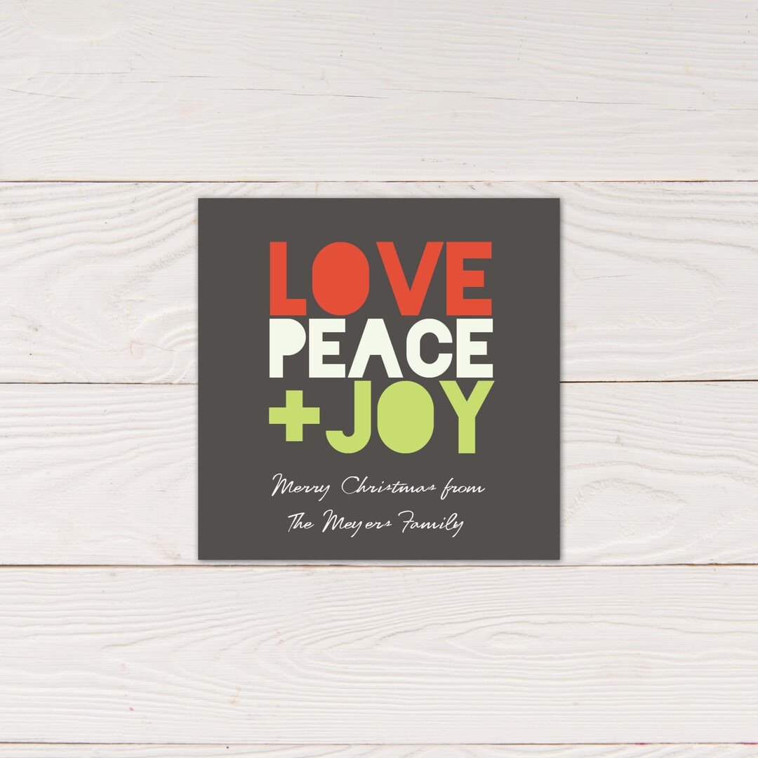 Printable Gift Tags, Personalized Christmas Gift Tags, Custom Stickers ...