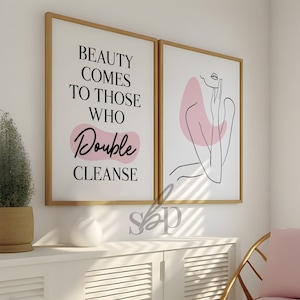Esthetician Signs, Esthetician room decor, Skincare quotes, Spa room decor, Beauty room decor, Beauty Salon Decor, Facial Signs, digital art