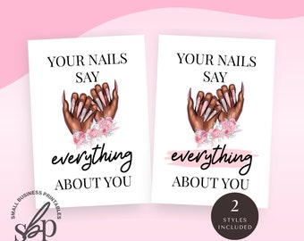Nail Tech Prints, Nail Tech Wall Prints, Nail Salon Decor, Nail Tech Wall Art, Nail Poster Salon, Nail Salon Quotes, Nail Room, Manicure Art