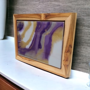 Décoration murale en résine époxy