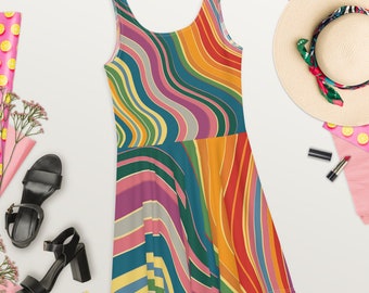 Radiant Retro Chic: Your Must-Have Summer Dress!