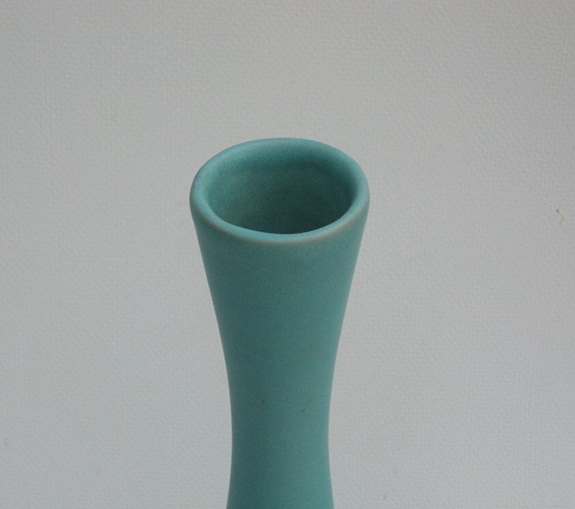 Van Briggle Bud Vase Turquoise Blue Vintage Art Pottery Etsy