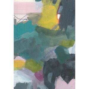 original abstract painting on paper, maybe it was love