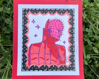 Girly Pop Pinhead - ein Hellraiser Fan Art Stück
