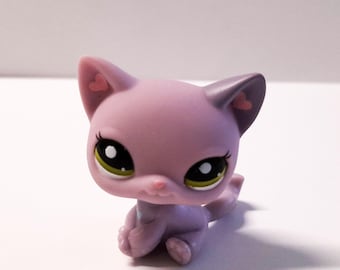 Littlest Pet Shop Korthaar Kat Zittend #1994 Hasbro Authentiek LPS