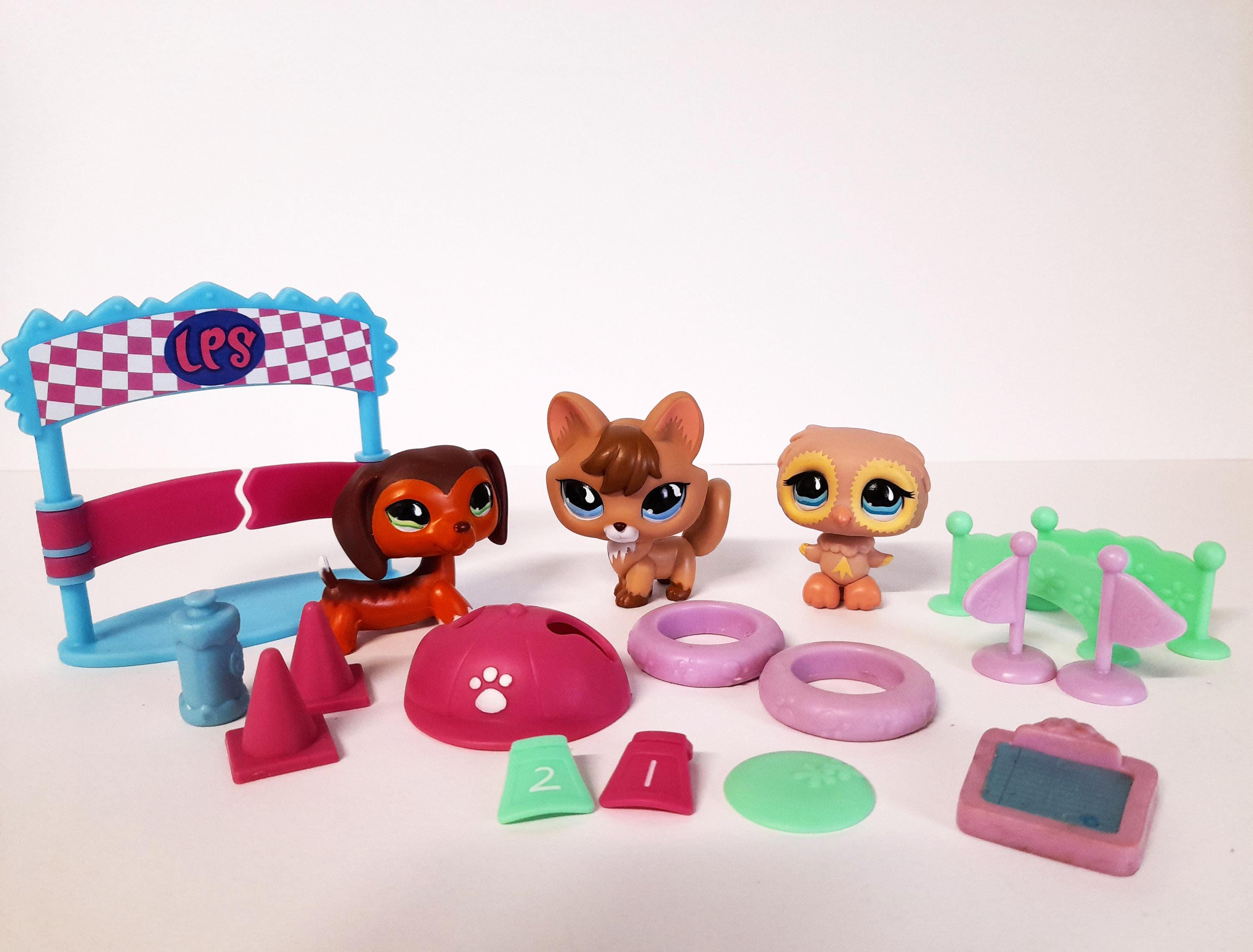 Littlest Pet Shop Trainin' Park Set #673 #674 #675 Authentic Lps