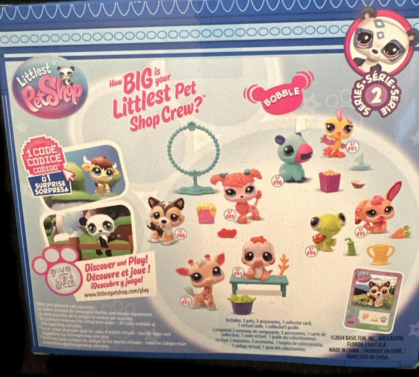PETSHOP DUO : Chien Dogue Argentin N°588 + Souris N°589 + Accessoires D
