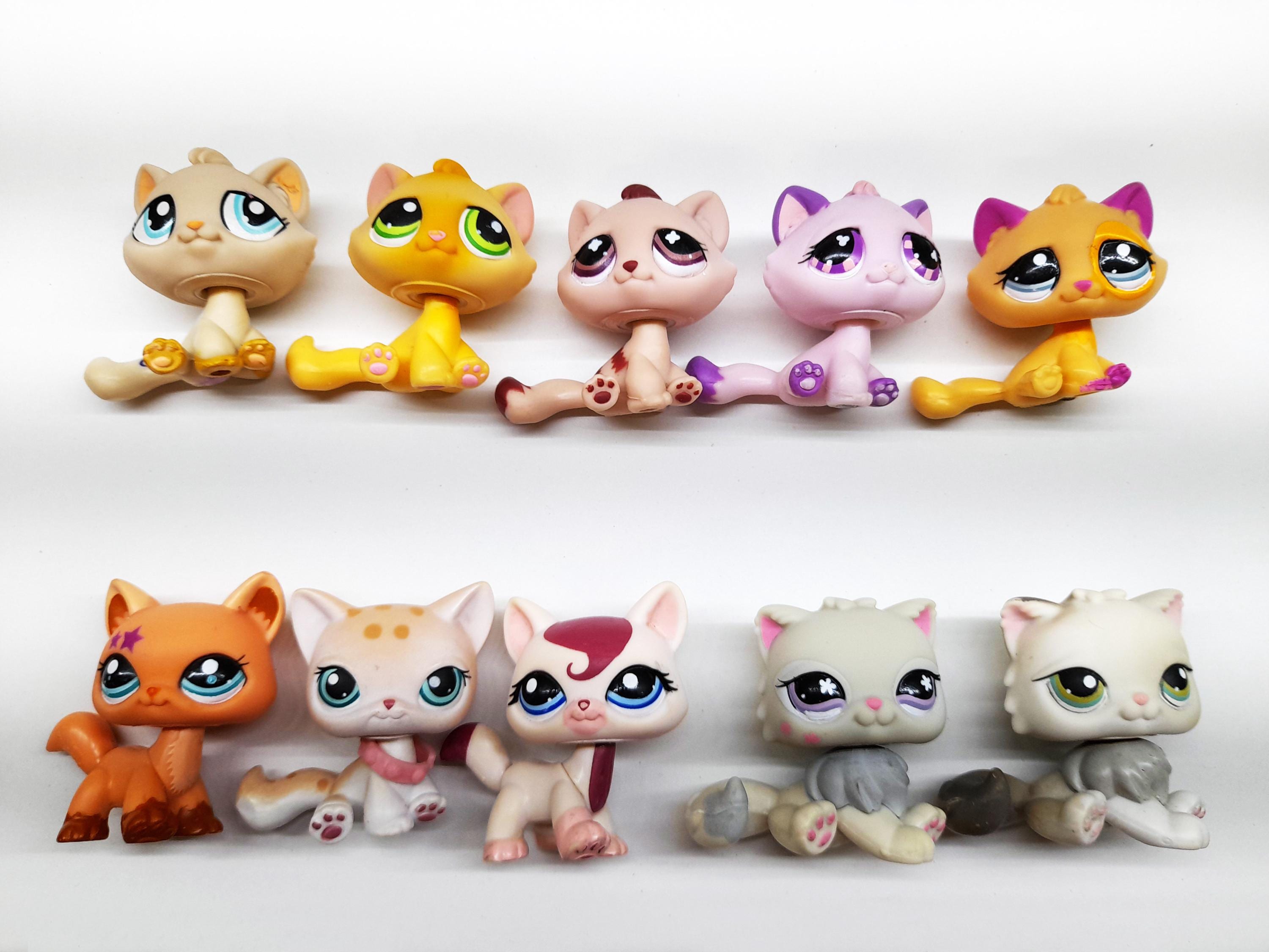 Littlest Petshop Lps #2194 Hasbro Chat Europeen Beige Et