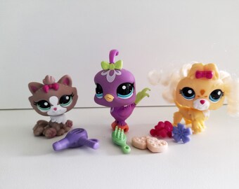 Littlest Petshop #2638 #2639 #2640 Chat caille maltais Hasbro ORIGINAL LPS