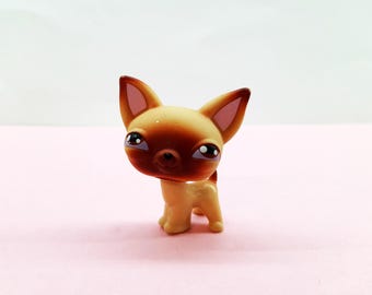 Figurine Littlest Pet Shop Hasbro #1060 - Chihuahua Originale - Occasion - Pour Collection Ou Jeu