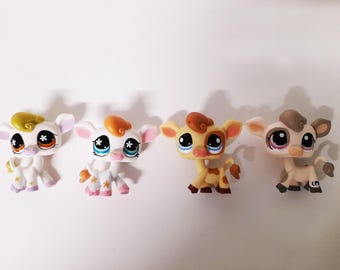 Figurine Littlest Pet Shop Hasbro – Taureau Bull Réf 2522 – Authentique