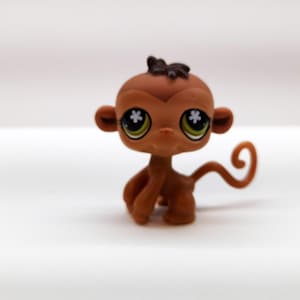 LPS Littlest Pet Shop Monkey #735 Very Rare Hasbro Authentic