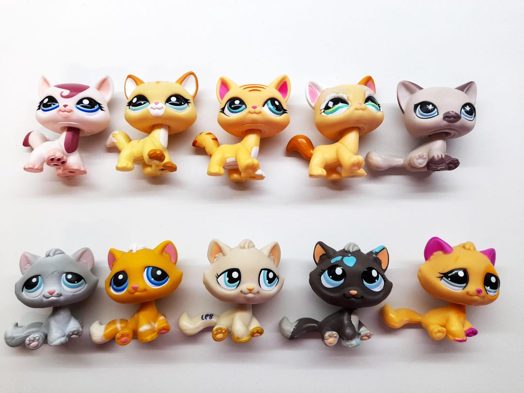 Littlest Pet Shop Cat Kitten #1679 #664 #1679 #2406 #2034 Hasbro Authentic  LPS