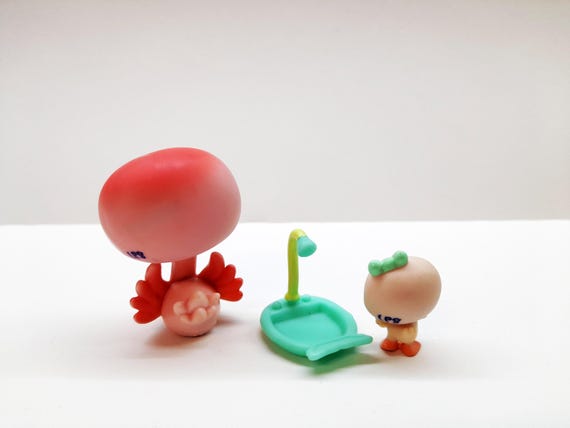 Petshop Duo : Maman et Bébé Cygne #2503 #2504