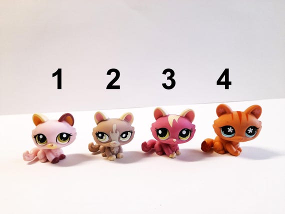 Littlest Pet Shop Cat Kitten #1489 #1370 / 1505 #1900 #649 Hasbro