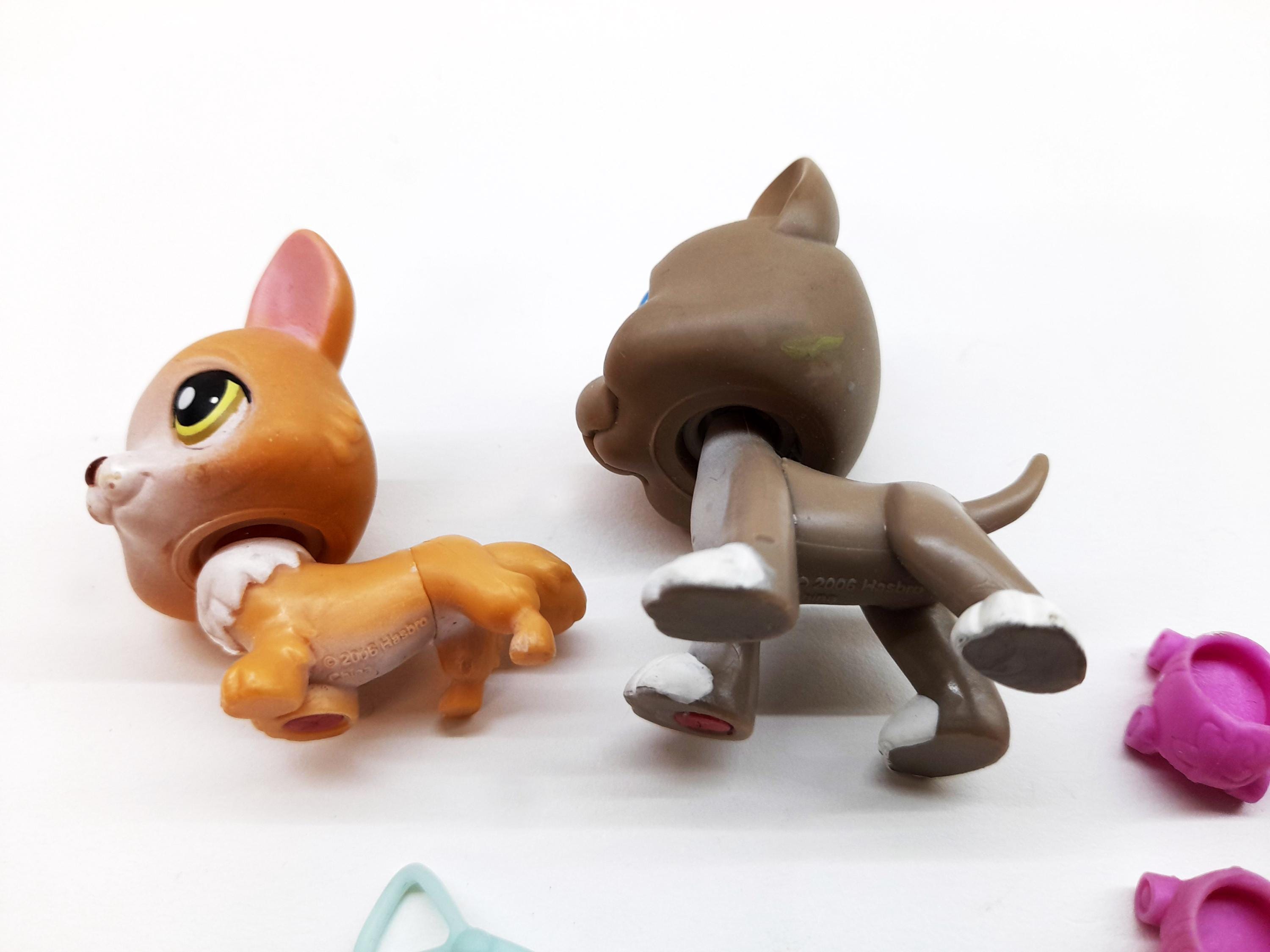 LPS Littlest Pet Shop Great Dane & Corgi #183 #184 Hasbro