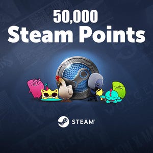 50,000 STEAM POINTS | Steam Points Store Currency | Profile Awards