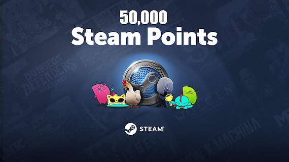 Valuta Steam Shop 50000 Punti Steam - Valuta Per Lo Steam Points Shop, Per Personalizzare Il Tuo Profilo E Ottenere XP Emote E Badge Steam - Foto 3