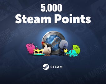 5,000 STEAM POINTS | Steam Points Store Currency | Profile Awards