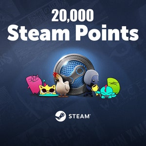 20,000 STEAM POINTS | Steam Points Store Currency | Profile Awards