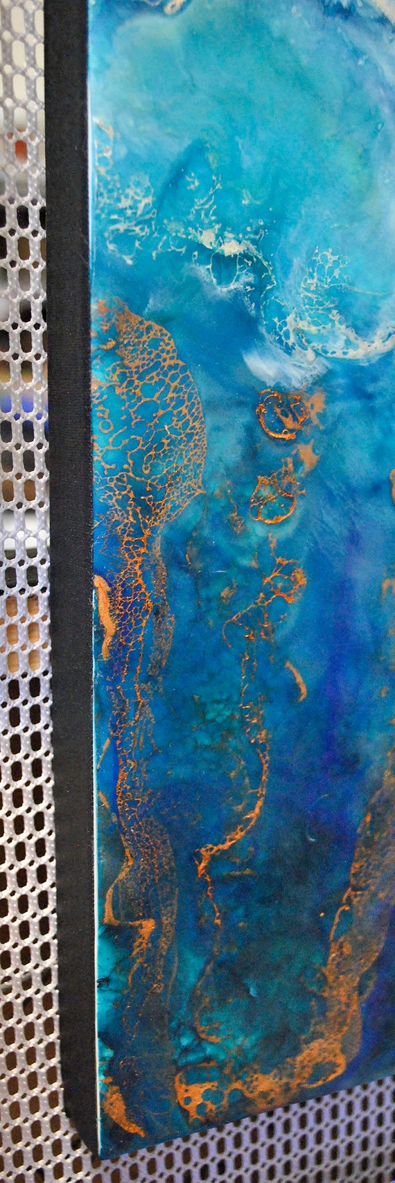 Soothing Blues II - Encaustic Wax Painting - Etsy