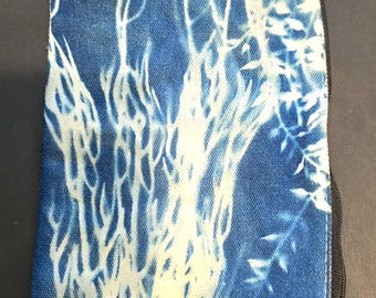 Cyanotypische tas voor bruidsmeisjescadeau/make-uptasje