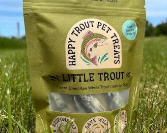 Little Trout, Freeze-Dried Whole Trout Pet Treats