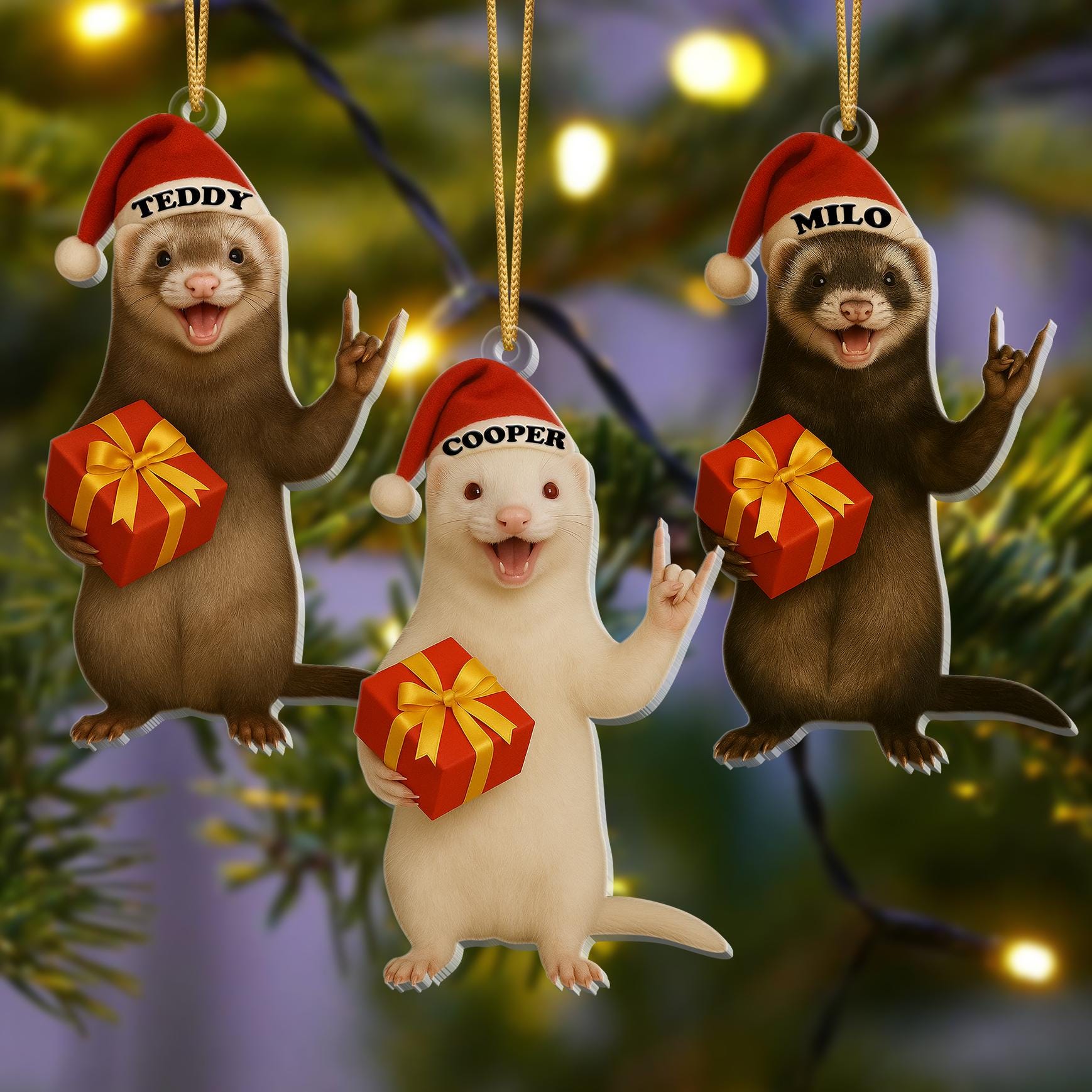 Weasel Ornament Canada - Main Image