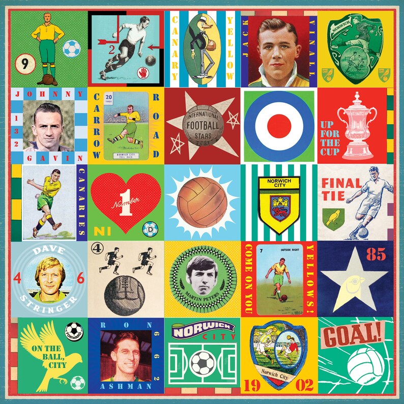 Norwich City Print Norwich Poster Norwich Print Pop Art Etsy UK