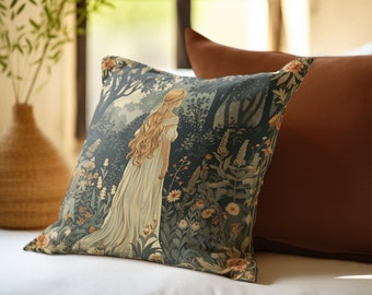 Virgo Zodiac Suede Pillow