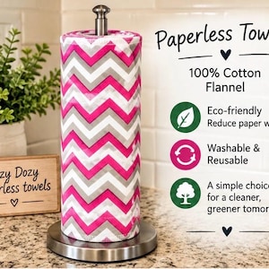 Handmade 100% cotton flannel Paperless Towels - Reusable cotton flannel  – Eco-Friendly Cloths 11x13 Non Paper towel