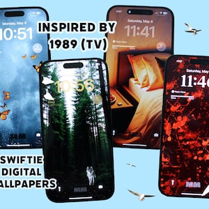 Swiftie 1989 Digital Wallpaper Pack, 1989 Fan Phone Wallpapers