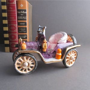 Old Vintage Glass Car, Garage Decoration, Car Collector Gift