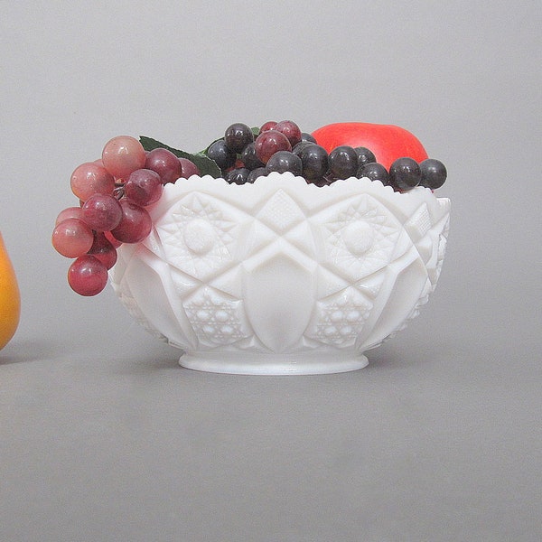 Milk Glass Bowl Etsy